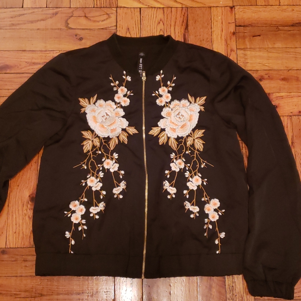 Design Lab Brand Bomber Jacket